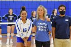 Volleyball Senior Day  Wheaton Women's Volleyball Senior Day. - Photo by Keith Nordstrom : Wheaton, Volleyball Senior Day